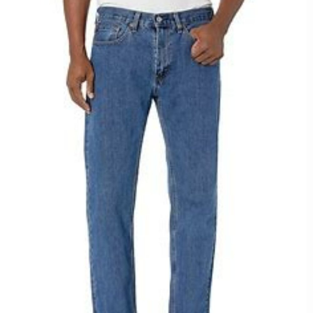 Levi's 505 Men's Regular Fit/Straight Leg Jeans 38x32